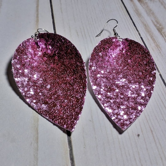 Glitter earrings - Picture 2 of 6